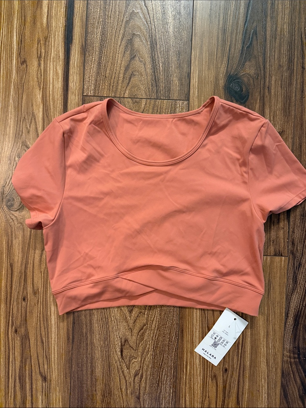 Halara Women's Coral Short Sleeve Crop Top